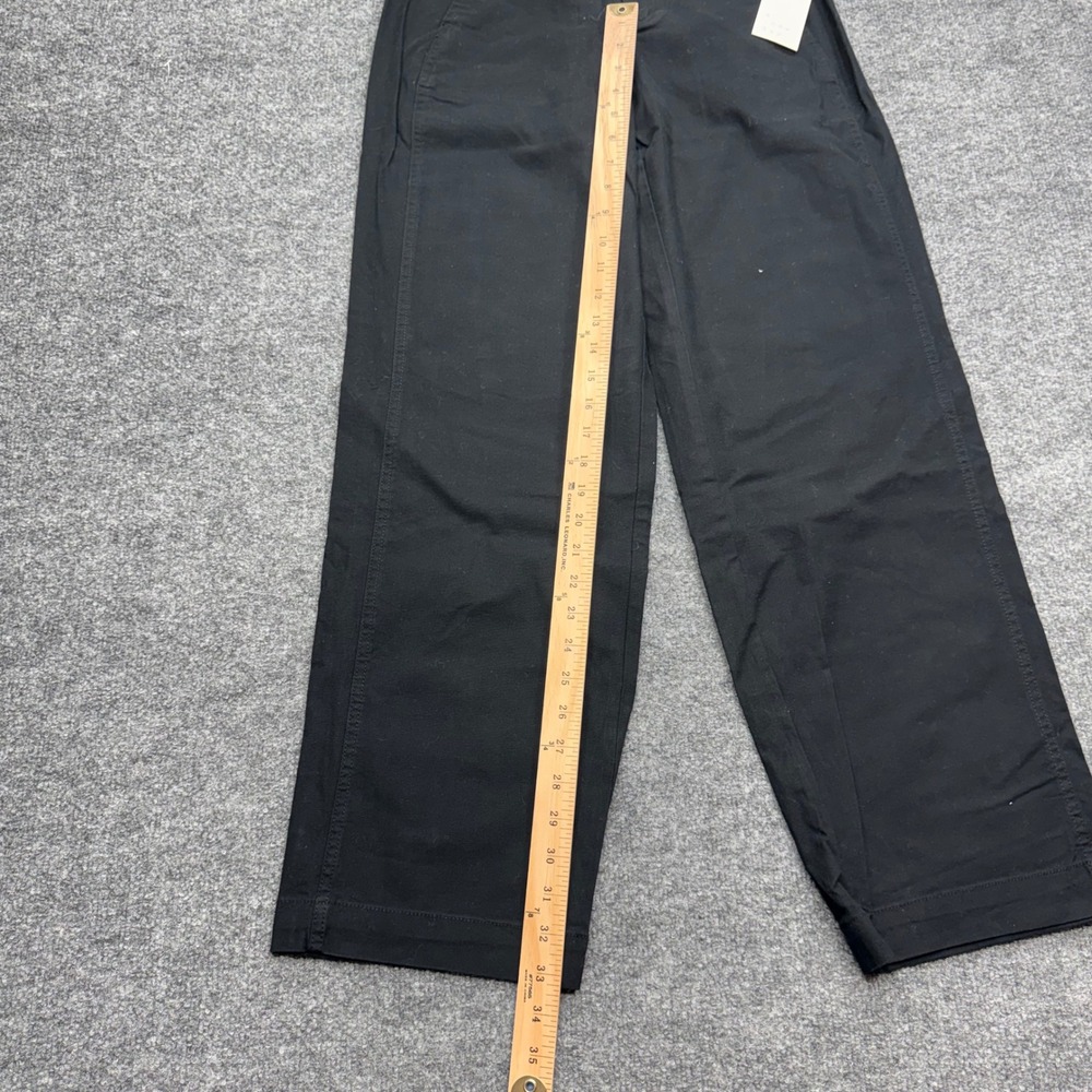 A New Day Womens Black High Rise Straight Leg Stretch Pants Size 4R 018 04 7884 - Picture 5 of 11